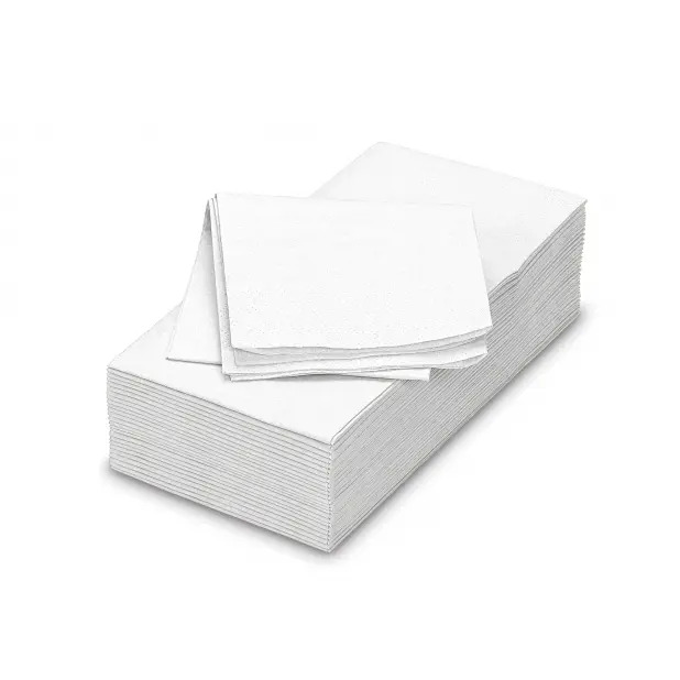 Салфетка белая, 33х33 см, 1/8, 1 слой, 250 шт.